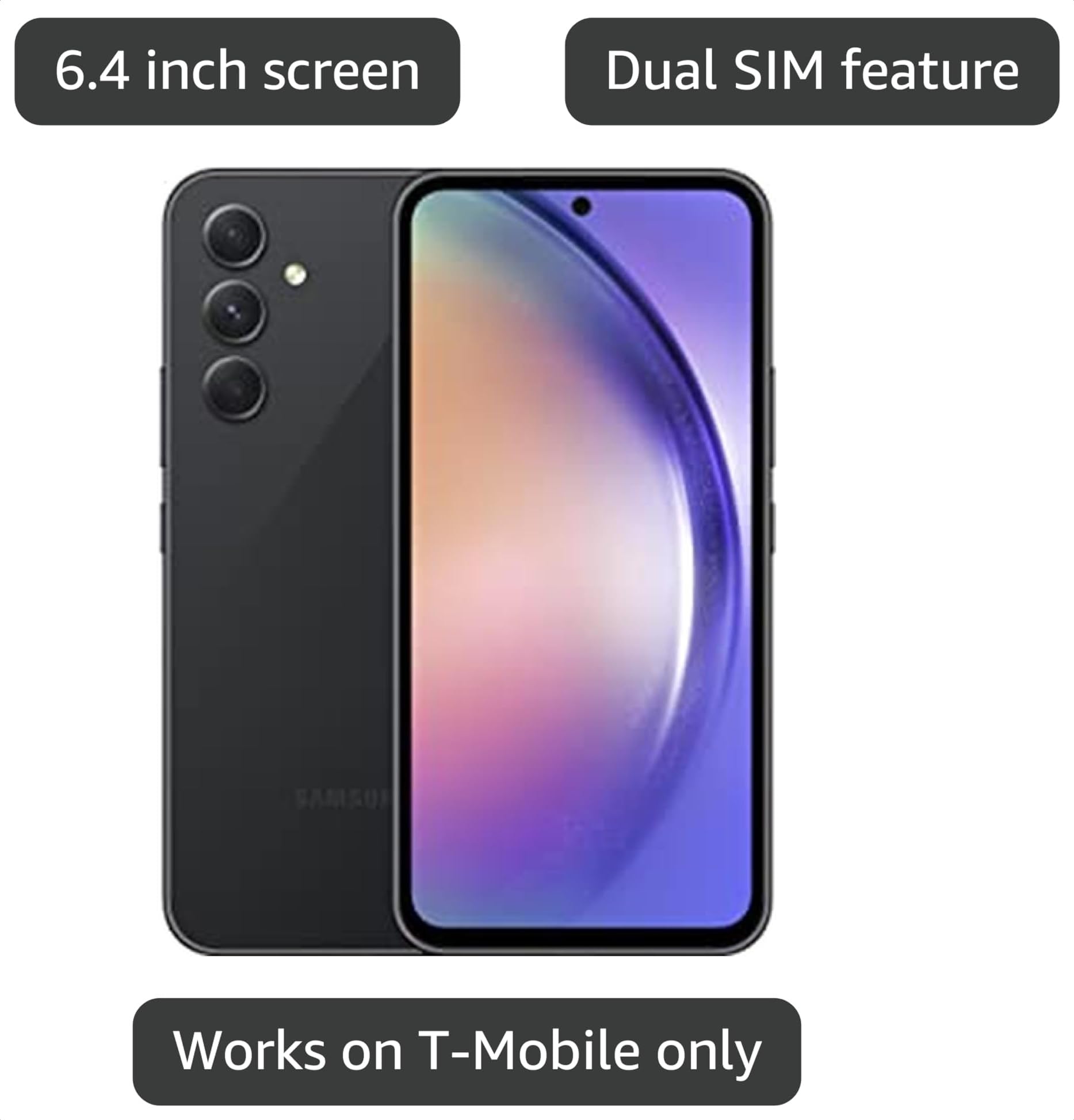 Amazon.com: Samsung Galaxy A54 5G, 128GB + 8GB RAM, Awesome